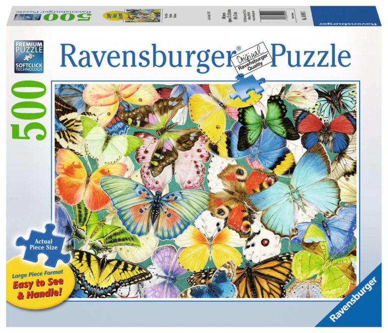 Butterflies Jigsaw Puzzle 500 Pieces Petrie's Family Games