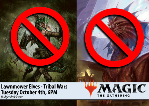 Magic the Gathering: Lawnmower Elves - Commander Tribal Wars
